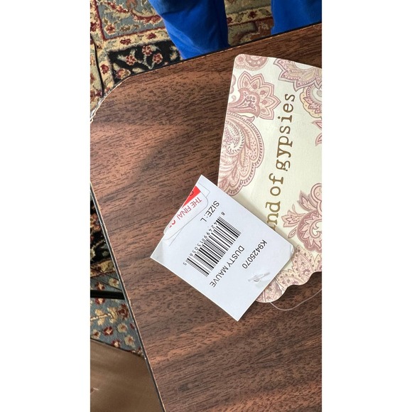 Band of Gypsies Womens Corinna Knit Crew Neck Pullover Sweater Pink/rose L - Picture 11 of 11